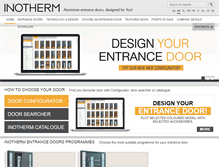 Tablet Screenshot of inotherm.com